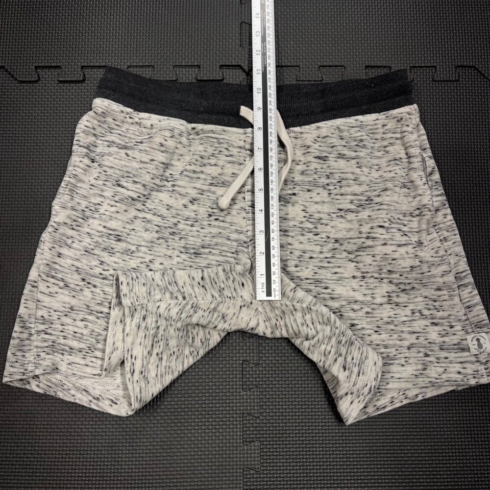 Chubbies Lounge Mens Small Gray-Black Drawstring Lounge Shorts Soft & Comfy - Picture 5 of 6
